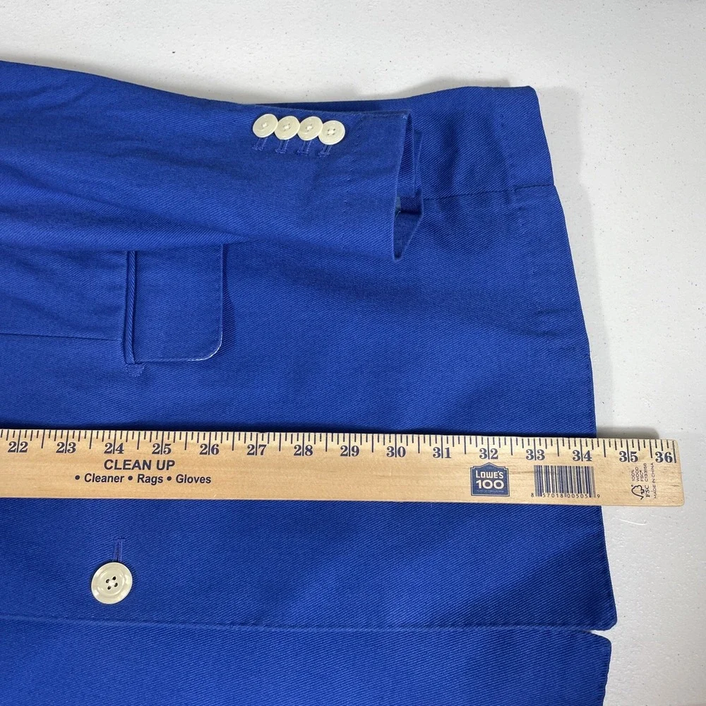 J Peterman Jacket Mens Size 42 Blue Cotton Office Career‎ Comfort